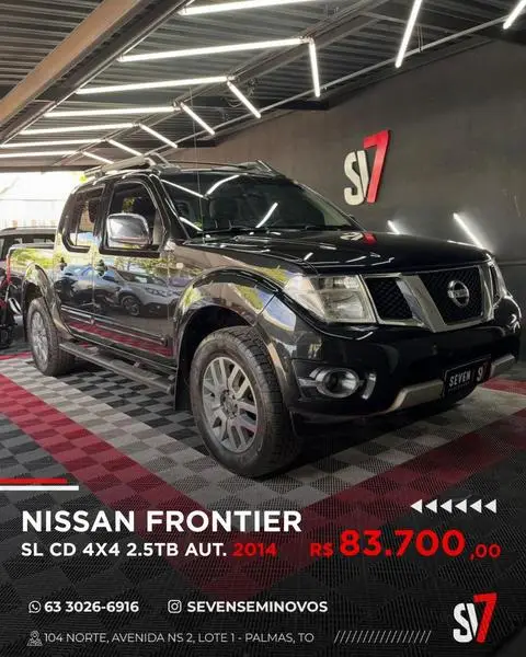 Carro Nissan Frontier 2014 2.5 TD CD 4x4 SL (Aut)