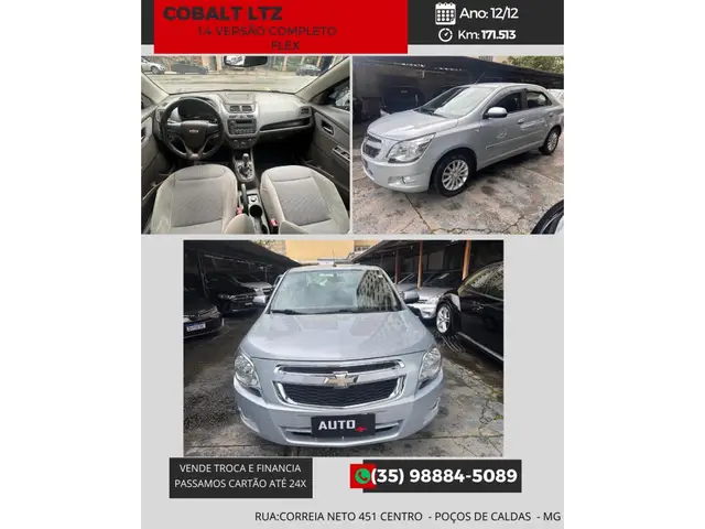 Carro Chevrolet Cobalt 2012 LTZ 1.4 8V (Flex)
