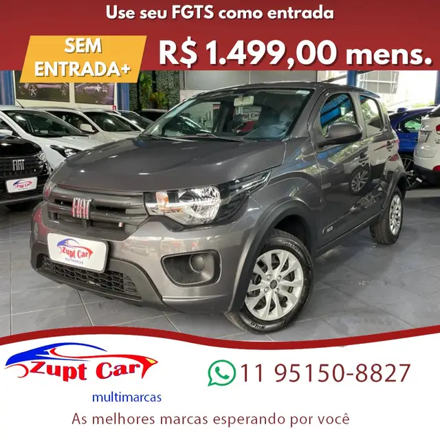 Carro Fiat Mobi 2023 Like 1.0 (Flex)