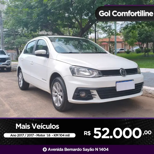 Carro Volkswagen Gol 2017 1.6 MSI Comfortline (Flex)