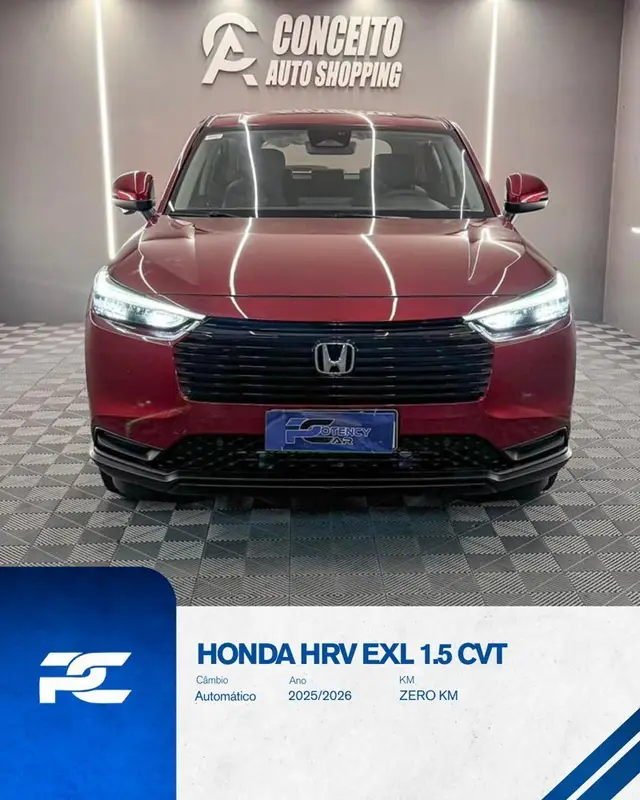 Carro Honda HR-V 2026 EXL 1.5 I-VTEC CVT