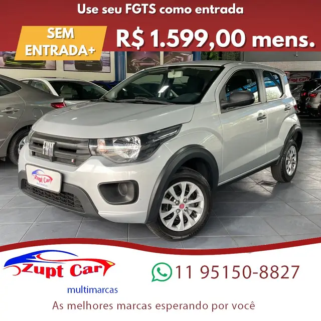 Carro Fiat Mobi 2024 Like 1.0