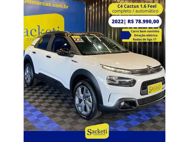 Carro Citroën C4 Cactus 2022 1.6 Feel (Aut) (Flex)