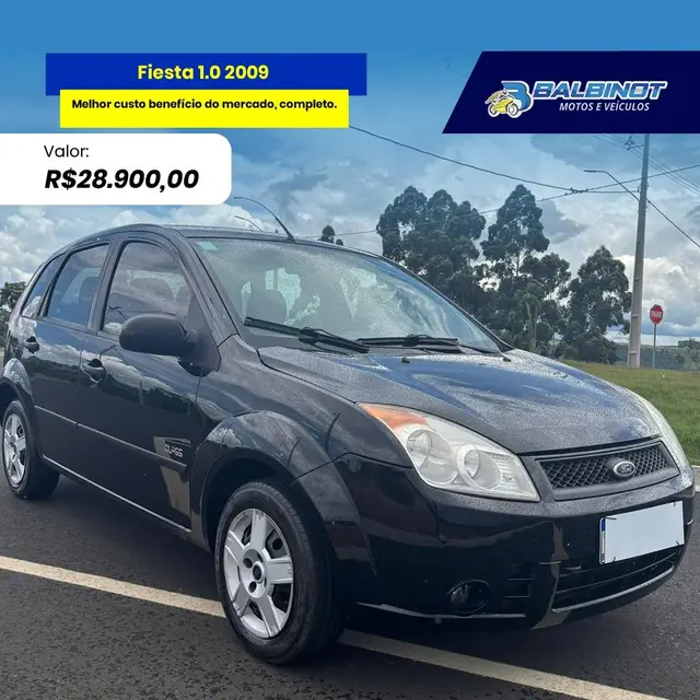 Carro Ford Fiesta Hatch 2009 1.0 (Flex)