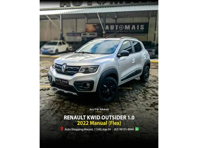 Carro Renault Kwid 2022 Outsider 1.0 12v SCe (Flex)