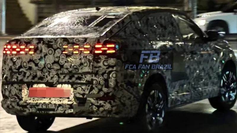 Novo Fiat Fastback é flagrado e lanterna diferentona chama atenção