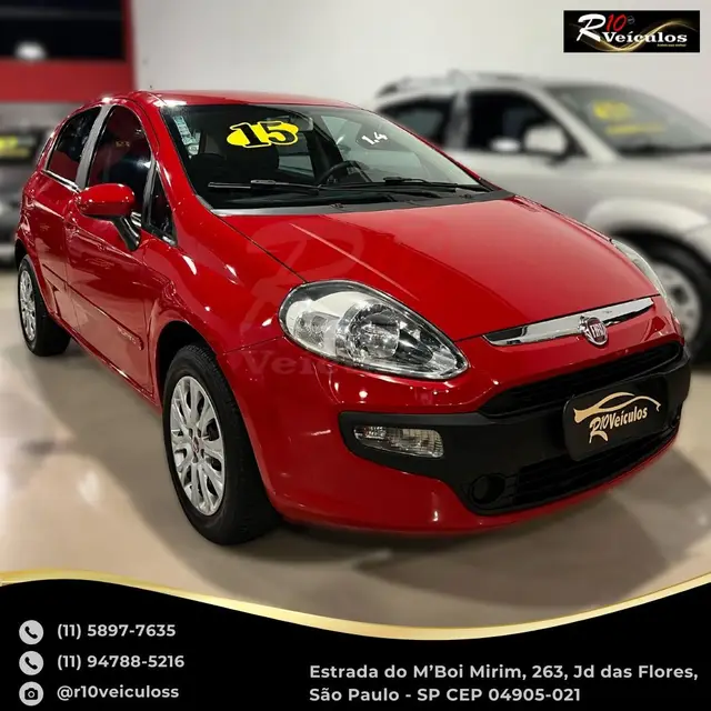 Carro Fiat Punto 2015 Attractive 1.4 (Flex)