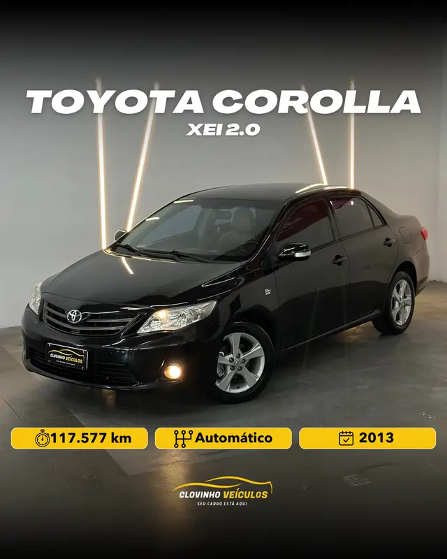 Carro Toyota Corolla 2013 2.0 XEi Multi-Drive S (Flex)
