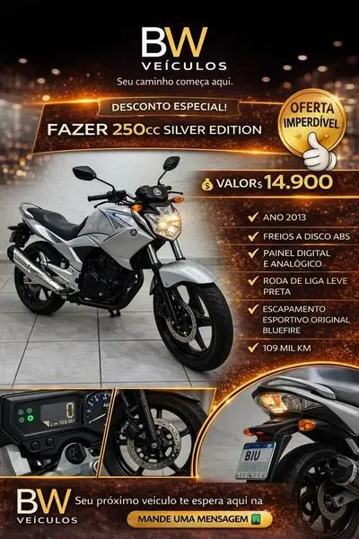 Moto Yamaha YS 250 Fazer 2013 FAZER L. EDITION /BLUEFLEX