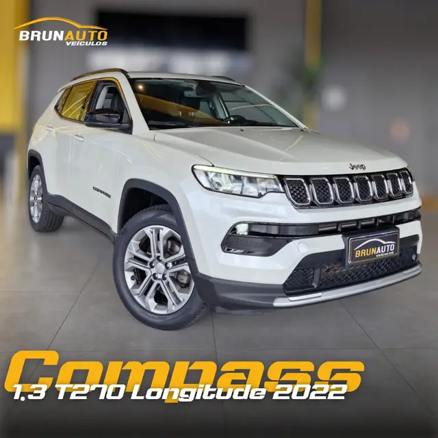 Carro Jeep Compass 2022 Longitude 1.3 T270 (Aut) (Flex)