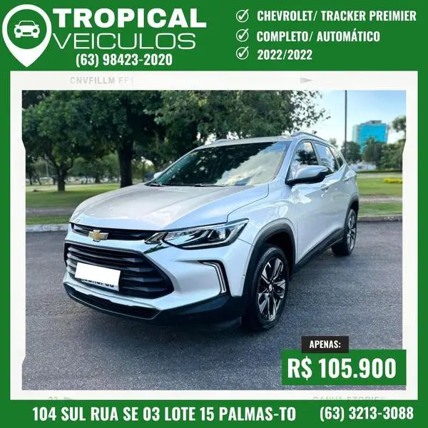 Carro Chevrolet Tracker 2022 1.0 Turbo (Aut) (Flex) (PCD)