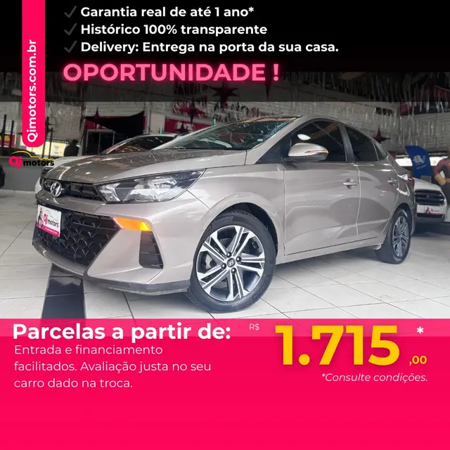 Carro Hyundai HB20S 2024 Comfort Plus 1.0 Turbo