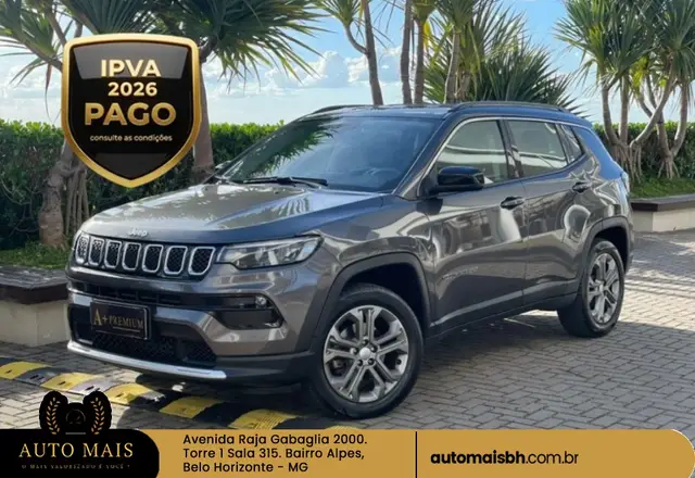 Carro Jeep Compass 2024 Longitude 1.3 T270 (Aut) (Flex)