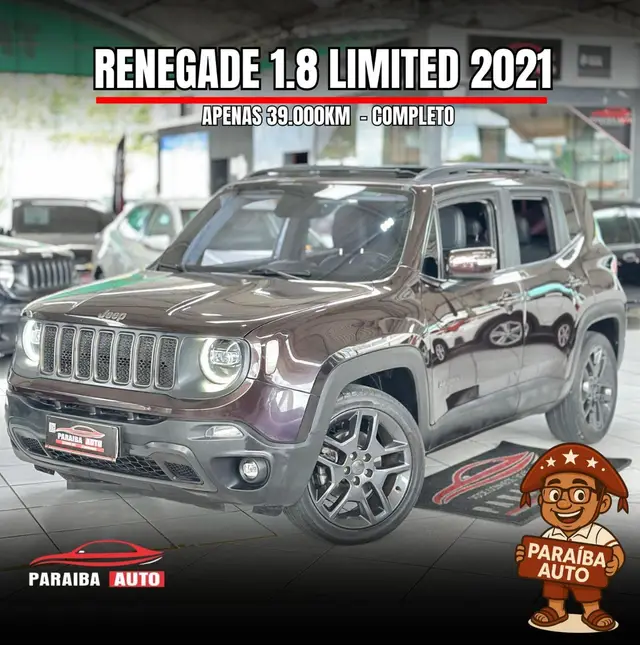 Carro Jeep Renegade 2021 Limited 1.8 4x2 (Aut) (Flex)