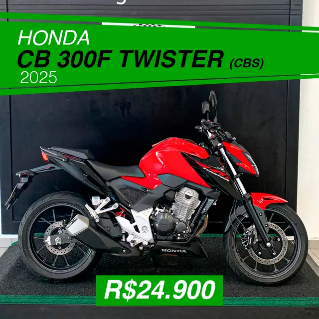 Moto Honda CB 300F Twister 2024 (CBS)