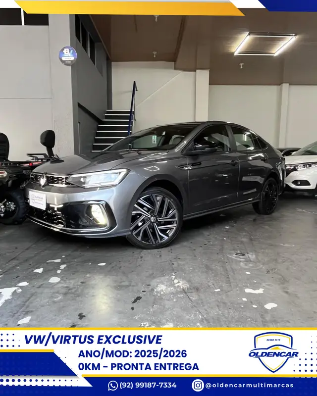 Carro Volkswagen Virtus 2026 Exclusive 250 TSI