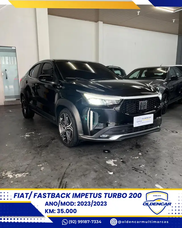 Carro Fiat Fastback 2023 Impetus Turbo 200 (Flex) (Aut)