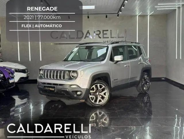 Carro Jeep Renegade 2021 Longitude 1.8 4x2 (Aut) (Flex)