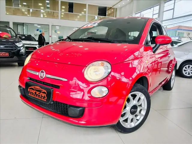 Carro Fiat 500 2015 Cult Dualogic 1.4 Evo (Flex)
