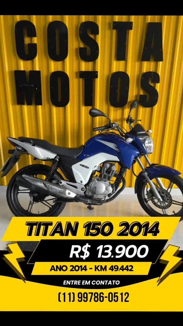 Moto Honda CG 150 2014 Titan EX