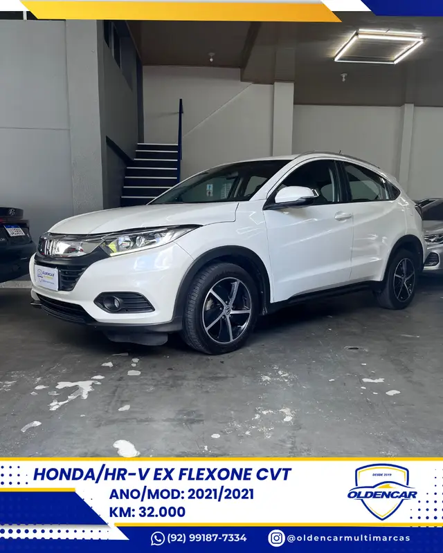 Carro Honda HR-V 2021 EX CVT 1.8 I-VTEC FlexOne