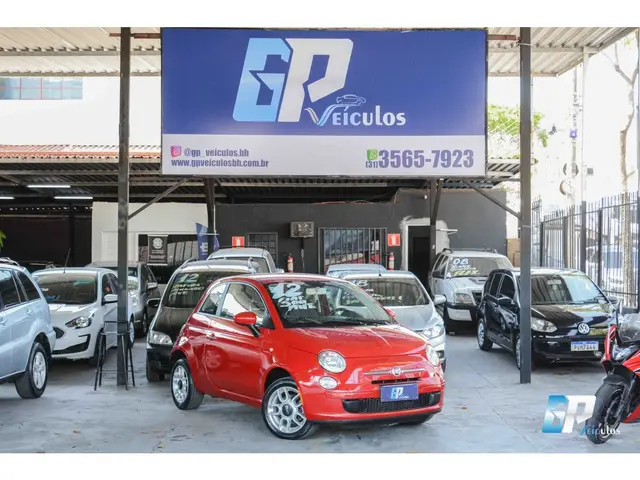 Carro Fiat 500 2012 Cult 1.4 8V