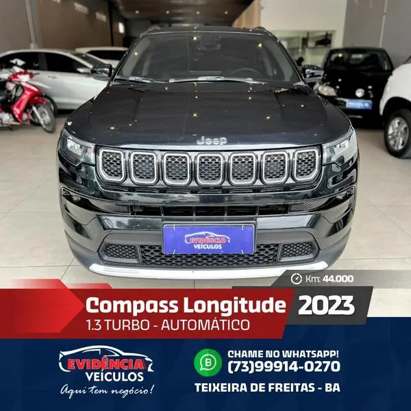 Carro Jeep Compass 2023 Longitude 1.3 T270 (Aut) (Flex)