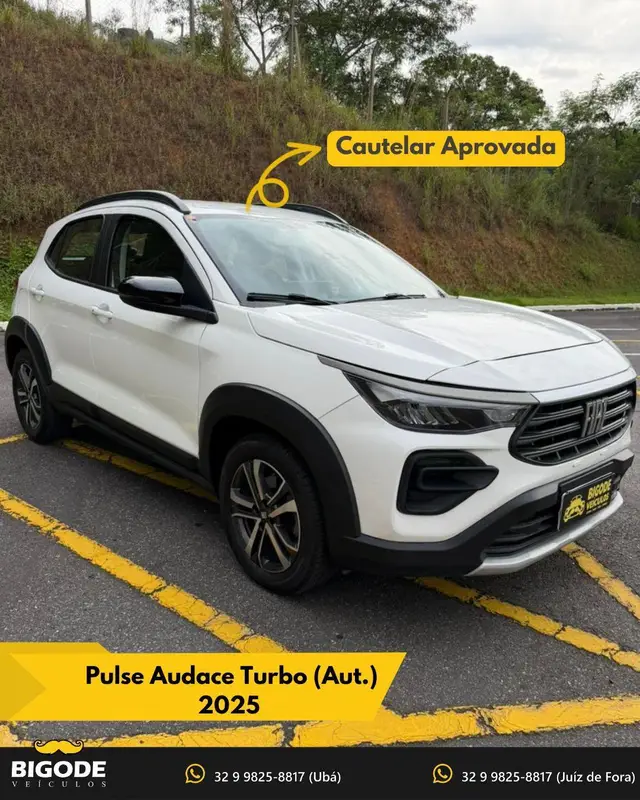 Carro Fiat Pulse 2025 Audace Turbo 200 1.0