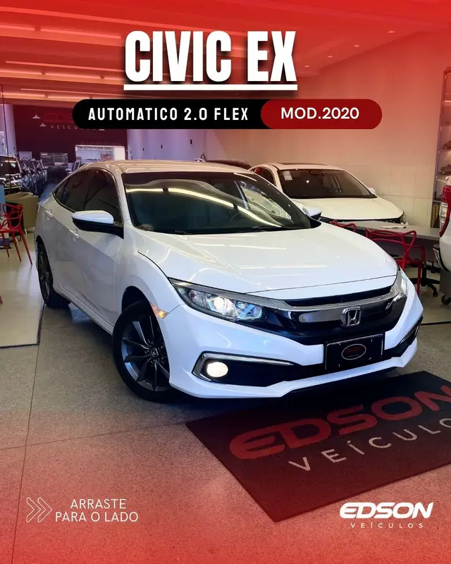 Carro Honda Civic 2020 EX 2.0 i-VTEC CVT