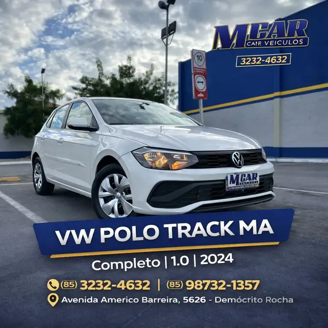 Carro Volkswagen Polo 2024 Track 1.0 Flex 12V 5p