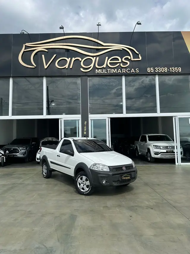 Carro Fiat Strada 2018 Hard Working 1.4 (Flex) (Cabine Simples)
