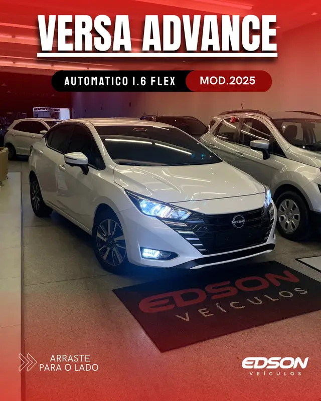 Carro Nissan Versa 2025 Advance 1.6 (Flex) (Aut)