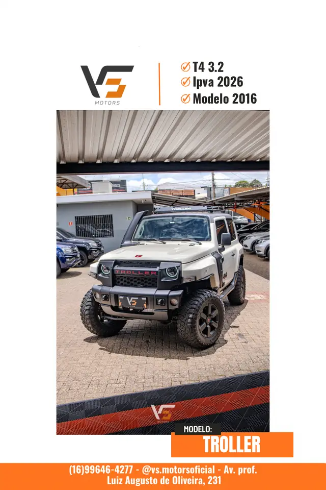 Carro Troller T4 2016 3.2 XLT Diesel