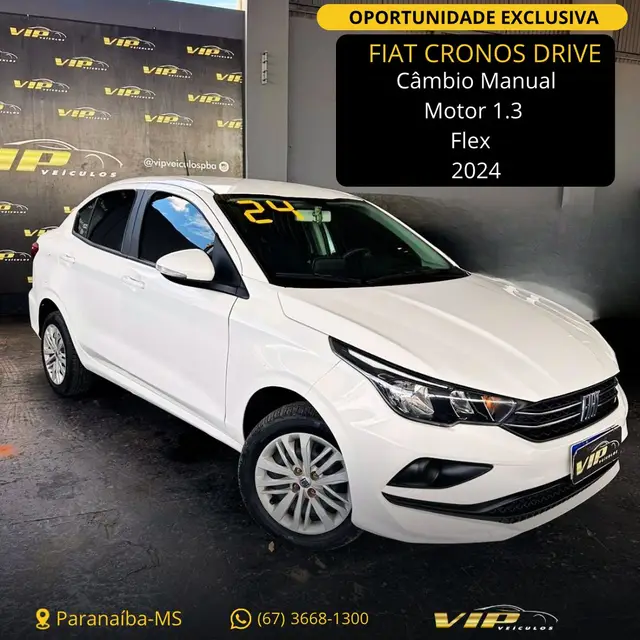 Carro Fiat Cronos 2024 Drive 1.3