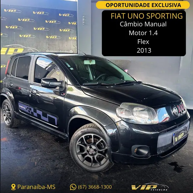 Carro Fiat Uno 2013 Sporting 1.4 8V (Flex) 4p