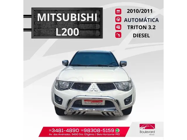Carro Mitsubishi L200 Triton Sport 2011 L 200 Triton HPE 4x4 3.2 (aut) (cab. dupla)