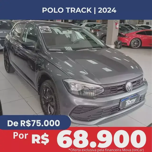Carro Volkswagen Polo 2024 Track 1.0 Flex 12V 5p