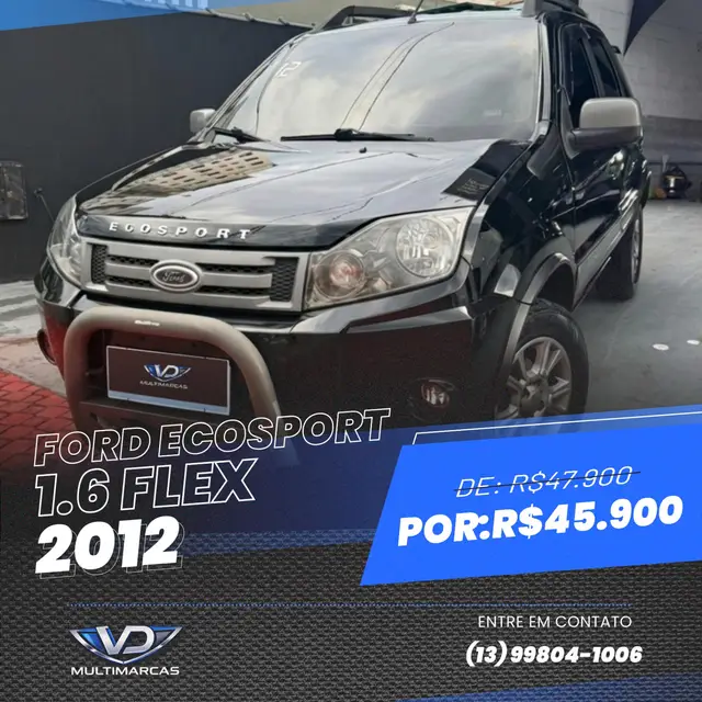 Carro Ford EcoSport 2012 FREESTYLE 1.6 16V Flex 5p