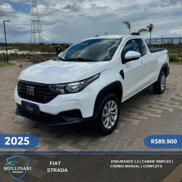 Carro Fiat Strada 2025 Endurance 1.3 Flex 8V CS