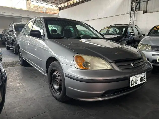 Carro Honda Civic 2003 Sedan LX 1.7 16V