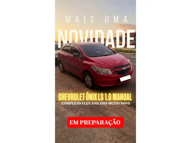 Carro Chevrolet Onix 2015 1.0 LS SPE/4