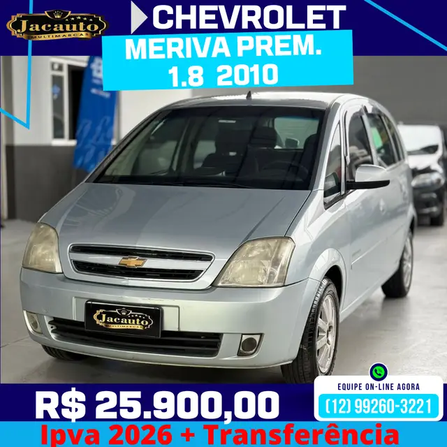 Carro Chevrolet Meriva 2010 Premium 1.8 (Flex) (easytronic)