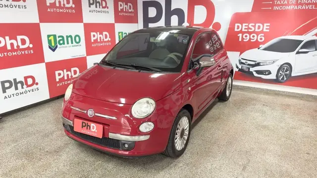Carro Fiat 500 2010 Lounge 1.4 16V (Dualogic)