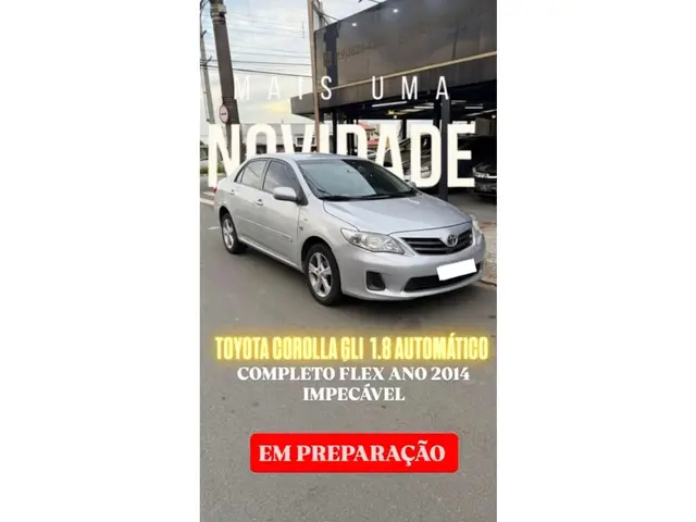 Carro Toyota Corolla 2014 Sedan 1.8 Dual VVT-i GLI (aut) (flex)