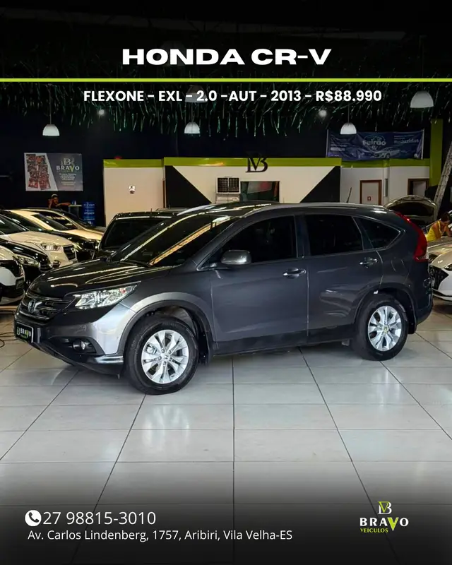 Carro Honda CR-V 2013 EXL 2.0 16v 4x4 Flexone (Aut)