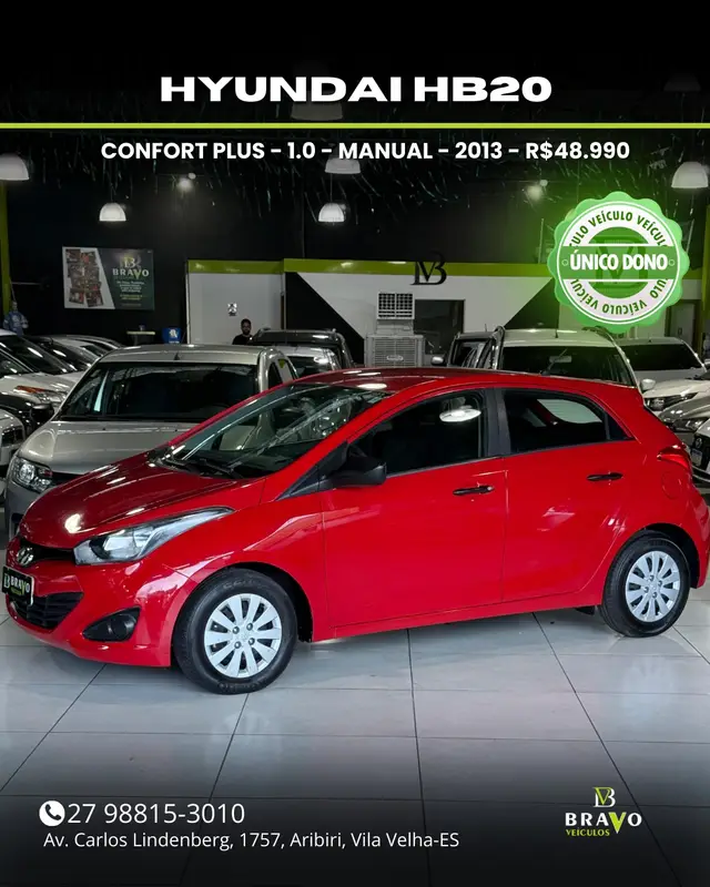 Carro Hyundai HB20 2013 1.0 Comfort (Flex)