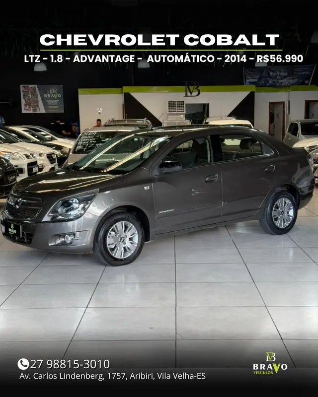 Carro Chevrolet Cobalt 2014 LTZ 1.8 8V (Aut) (Flex)