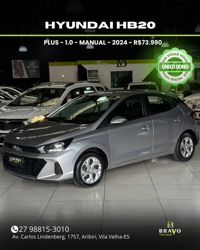 Carro Hyundai HB20 2024 Comfort 1.0 (Flex)