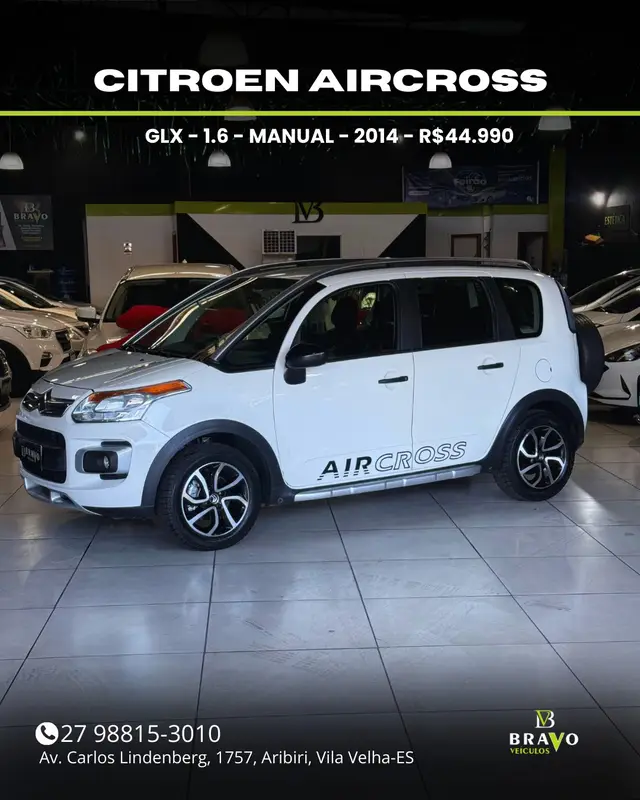 Carro Citroën Aircross 2014 GLX 1.6 16V (flex)