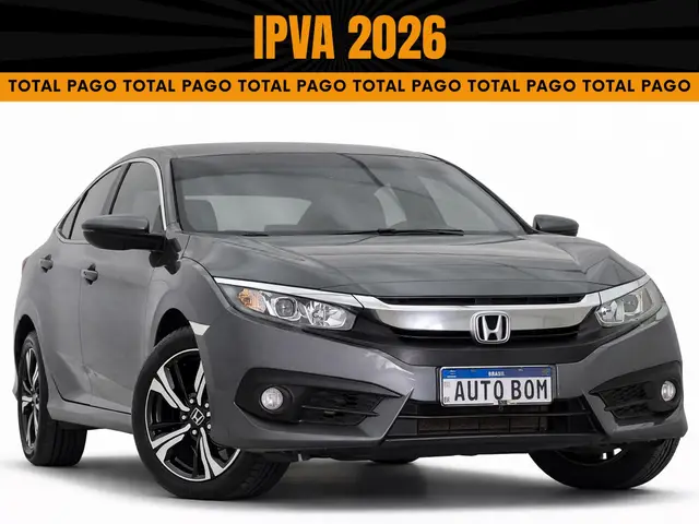 Carro Honda Civic 2019 EX 2.0 i-VTEC CVT